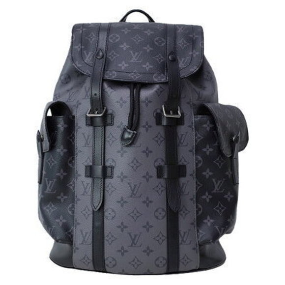 Louis Vuitton Monogram Eclipse Black Christopher Backpack - Picture 1 of 8